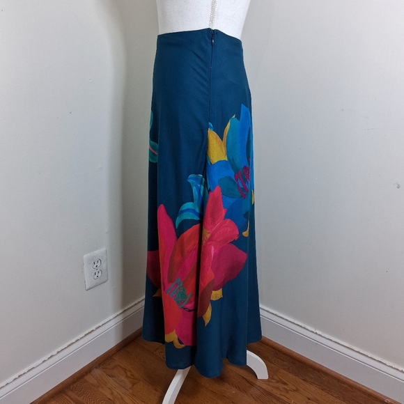 NWT FARM Rio for Anthropologie Tropical Maxi Skirt Size X- Small - Picture 4 of 9